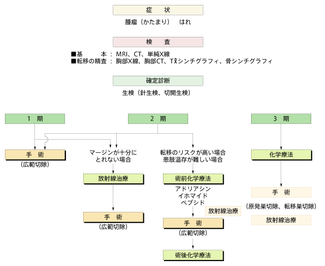 軟部肉腫の標準的治療