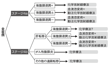 治療選択のフローチャート