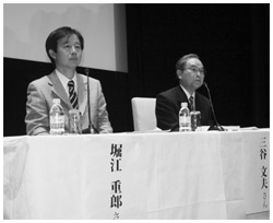 写真:堀江さん、三谷さん