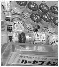 HER2陽性の場合に使われる分子標的薬ハーセプチン