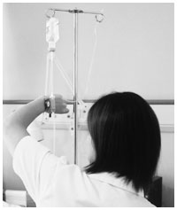写真：点滴