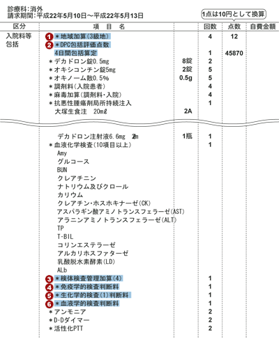 診療明細書(1)