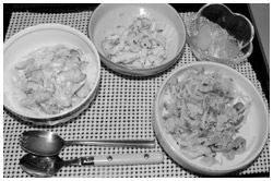 写真：6月のある日の昼食