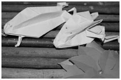 写真:折り紙作品