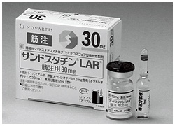 写真：サンドスタチン LAR（一般名オクトレオチド酢酸塩徐放性製剤）