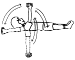 イラスト：腕の筋トレ