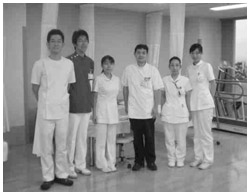 写真：静岡がんセンターリハビリテーション科のリンパ浮腫チーム