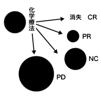 図:抗がん剤治療の効果判定基準