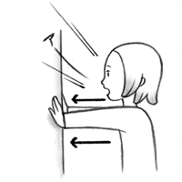 図：プッシングエクササイズ