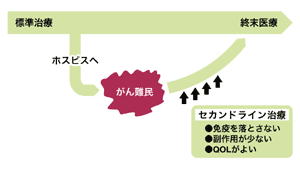 図:セカンドがん治療の必要な理由