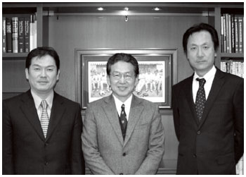 左から神垣隆さん、竹田省さん、後藤重則さん