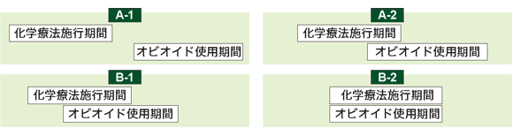図3 疼痛緩和と化学療法の併用分類方法