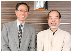 写真:外さんと鎌田さん