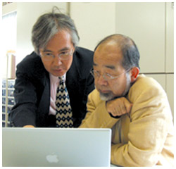 写真:中川さんと鎌田さん