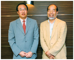 住吉義光さんと鎌田さん
