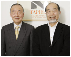 写真:関原健夫さんと鎌田實さん