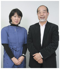 写真：本田麻由美さんと鎌田實さん
