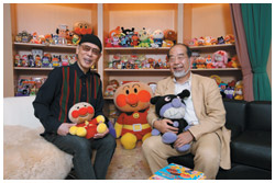 写真：やなせたかしさんと鎌田實さん