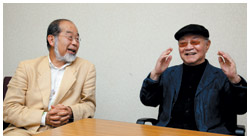 写真:早坂さんと鎌田さん