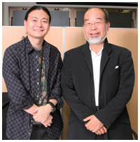写真:苫米地さんと鎌田さん