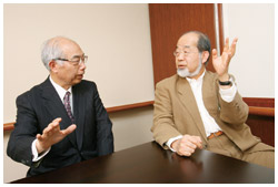 垣添忠生さんと鎌田實さん