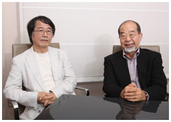 写真：加納さんと蒲田さん