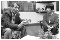 癌と共に生きる会 会長 橋本榮介