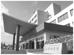 写真:名取市役所の建物