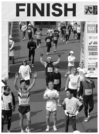 写真:東京マラソンを完走