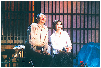 夫・江原真二郎さんと2人芝居「ベランダいっぱいの星」