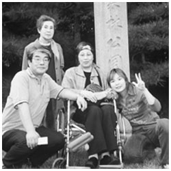 写真:退院後、家族と四国へ旅行した