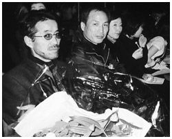 写真：ロンドンコレクションの会場で