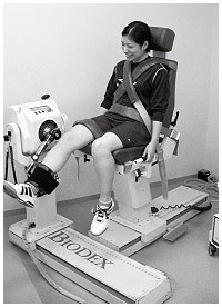 運動をするための体の調整法は、理学療法士に教わりながら、少しずつ身につけきた