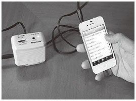iPhone対応のソフト「指伝話」