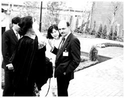 写真：1990年花博。パキスタン大使夫婦と