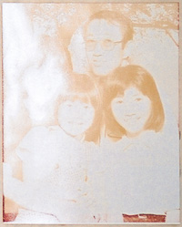 写真：初めての家族写真