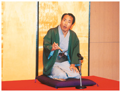 写真:98年9月、病気後初めて全日本社会人落語選手権大会に出演