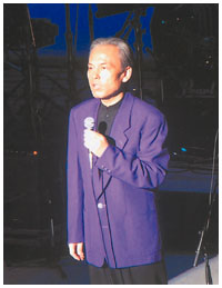 写真:古川市で行われたコンサートでの木村さん