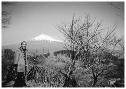 写真:2006年2月11日、体調が良く、急に富士山が見たくなって