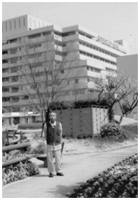 写真:国立がん研究センター東病院で治療を受けていたころの篠田さん