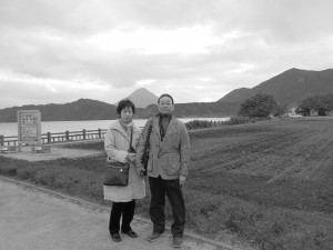 奥さんと南九州旅行に行ったときの1枚。病気を経験してから、家族に対する感謝の気持ちが強くなった