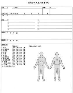緩和ケア実施計画書