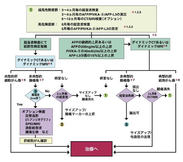 図：肝細胞がん治療のアルゴリズム