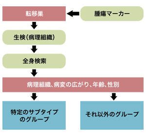 図：原発巣の検索の手順