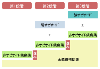 WHOの3段階除痛ラダーの実際